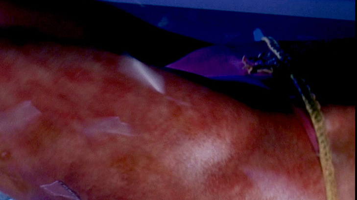Final Destination 3's Sexiest Scenes with Chelan Simmons. Bikini, broken glass, burned. 702510
