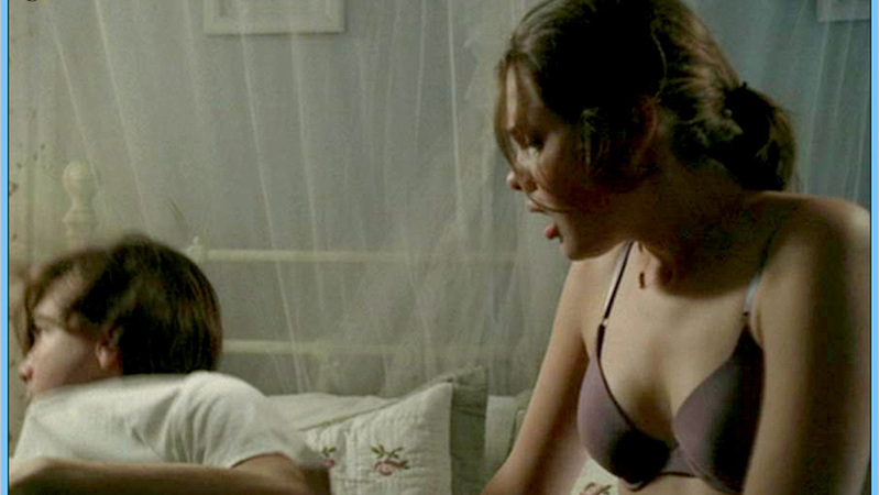 Hottest Suzanne Santo Scene in Imaginary Heroes. Underwear, SFW, black bra. 615740