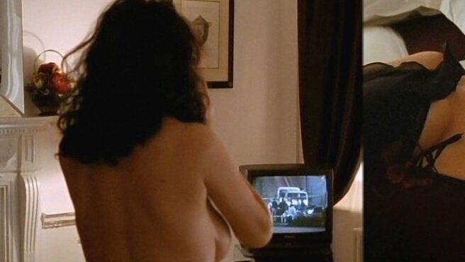 Hottest Ronni Ancona Scene in Gideon's Daughter. Sexy, brunette, cleavage. 683372