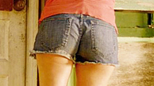 Sexiest Scenes of Celeste from The Baytown Outlaws. Sexy, SFW, blue jean shorts. 724331