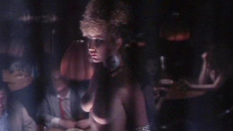 Paula Ann Bland in Tank Malling (1989) Breasts Black Panties Blonde Curly Hair 718079