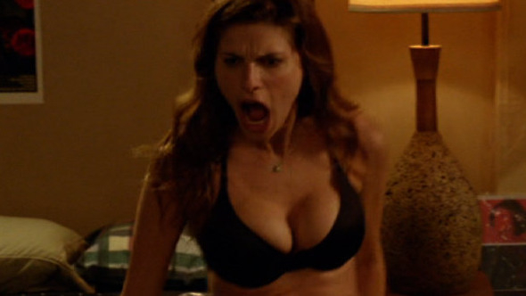 Sexiest Amanda Scenes. Underwear, SFW, black bra. 702106
