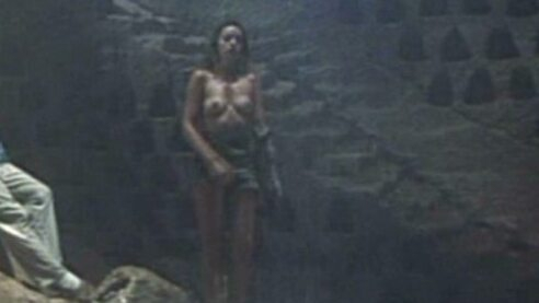 Alessandra Mussolini Naked in Phantom Fighters. Breasts, nude, raining. 616597