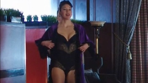 Mayko Nguyen in Killjoys (2015-2019) Sexy Underwear Black Lingerie Cleavage 772361