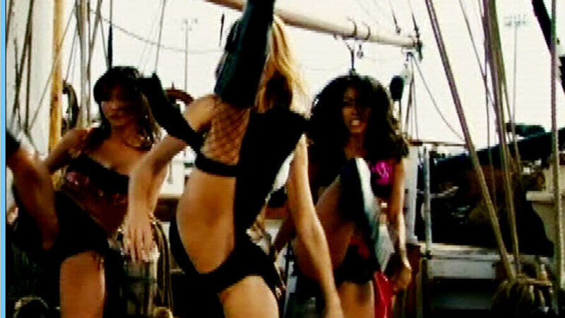 Hottest Singing Pirate Girl Scenes. Sexy, black panties, boat. 643719