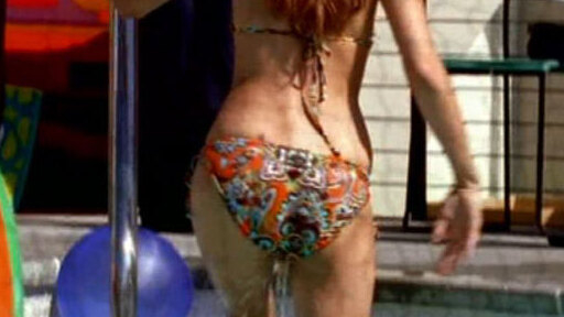 Hottest Mandi Foster Scenes. Bikini, SFW, orange bikini. 661071