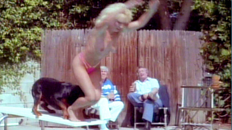 Nudes of Swimmer from Bad Girls from Mars. Breasts, blonde, diving board. 555066