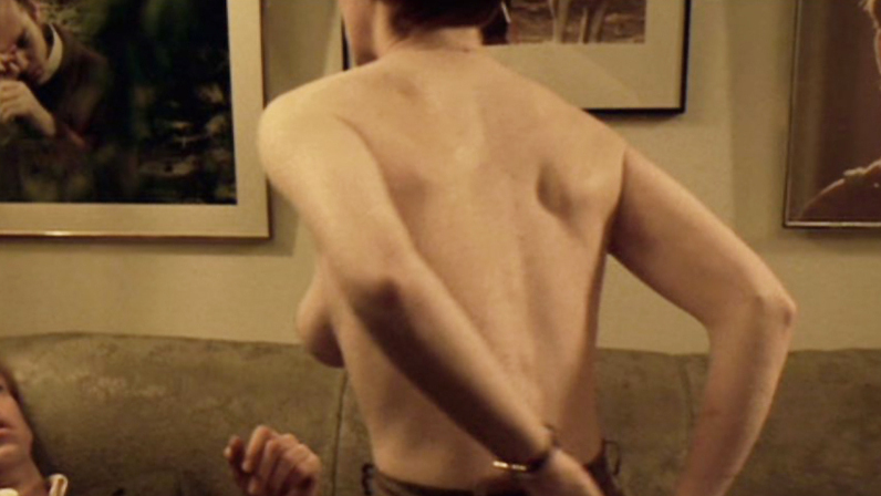 Sexiest Celia Scenes. Sexy, back exposed, brunette. 552910
