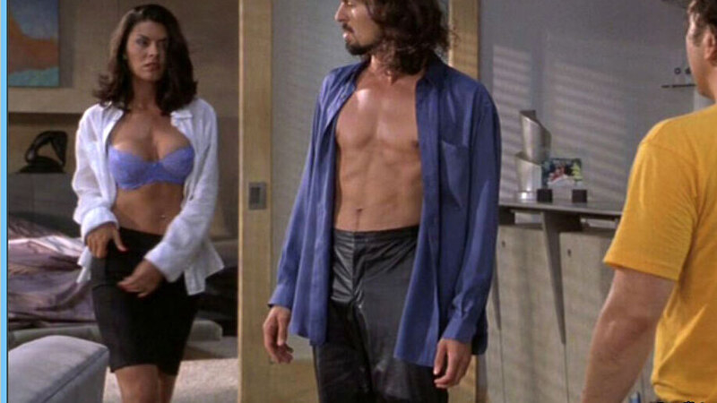 Hottest Charlie Curtis Scene in Deuce Bigalow: Male Gigolo. Underwear, black skirt, blue bra. 562004
