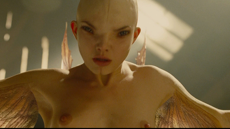 Nudes of Dren from Splice. Breasts, alien, bald. 689406