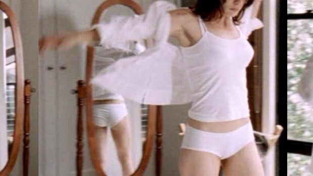 Hottest Det. Harriet Walker Scenes. Underwear, brunette, collage. 660813