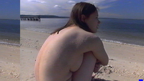 Sexiest Anna Stockard Scenes. Sexy, back exposed, beach. 575914