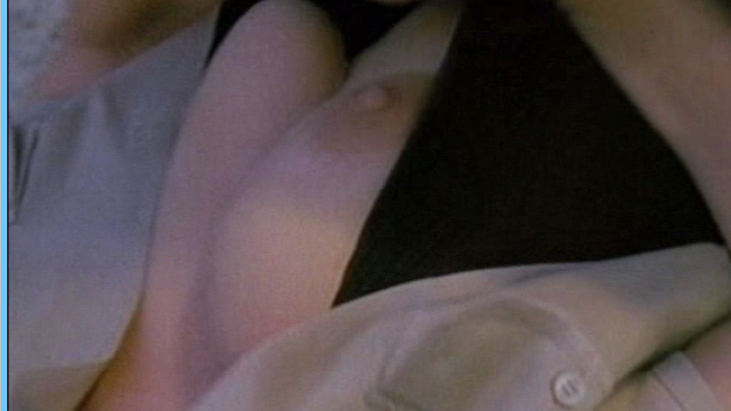 Annie Scara from Demons at the Door Naked. Breasts, breast close-up, hard nipples. 541157