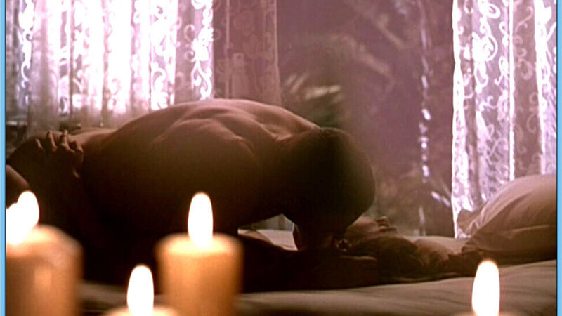 Nudes of Cynthia Archer from Wake of Death. Breasts, candles, male butt. 550974