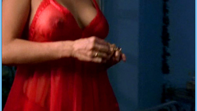 Los debutantes's Sexiest Scenes with Anita Alvarado. Sexy, Latina, breasts through sheer nightgown. 550890