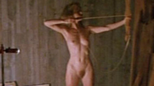 Nudes of Samantha from L' affût. Breasts, Bush, blonde, bow and arrow. 626634