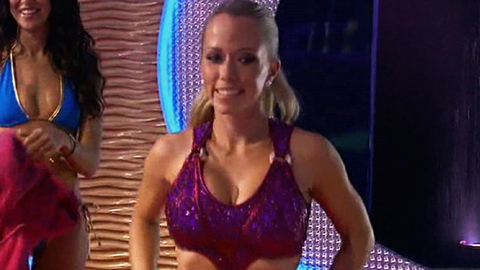 Kendra Wilkinson in Splash! (2013) Sexy Blonde Blue Bikini 723676