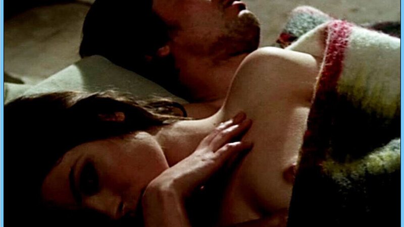 Vanina Abati (as Sonia Petrova) from Indian Summer Naked. Breasts, brunette, couple in bed. 569141