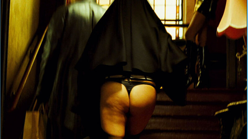 Sexiest Jane McLean Scene in Shoot 'Em Up. Thong, Underwear, black thong, nun habit. 646855