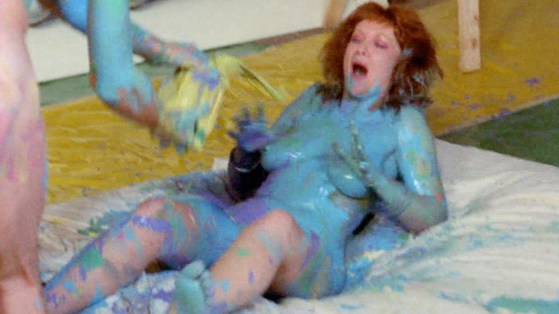 Kris McQuade Nude as Samantha. Breasts, body paint, nude. 722042