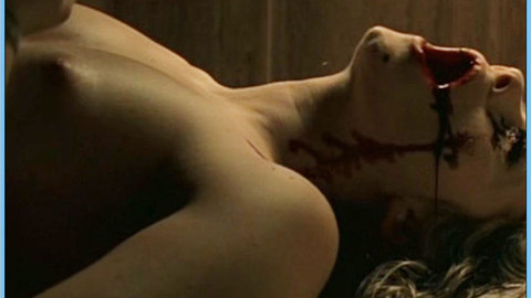 Antonella Salvucci in Red Riding Hood (2003) Breasts Blood Blood Dripping From Lips 618323