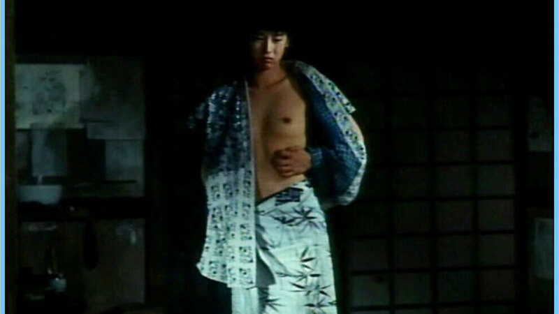 Yūko Tanaka Nude as Oei, Tetsuzo's Daughter. Breasts, Asian, blue robe. 624392