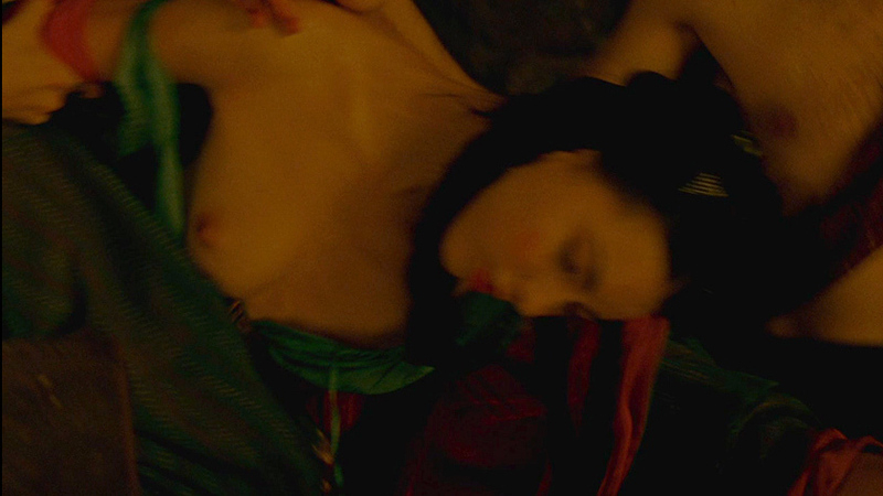 Chinese Whore from Gangs of New York Naked. Breasts, black hair, held by men. 680843