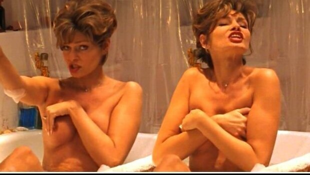 Maren Gilzer Naked in Hausmeister Krause – Ordnung muss sein. Breasts, arm covering breasts, brunette. 655561