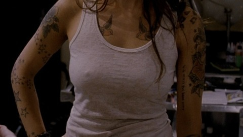 Sarah Shahi in Bullet to the Head (2013) Sexy Black Hair Pokies 728809