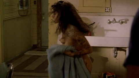 Sarah Shahi in Bullet to the Head (2013) Breasts Black Hair Breasts 728815