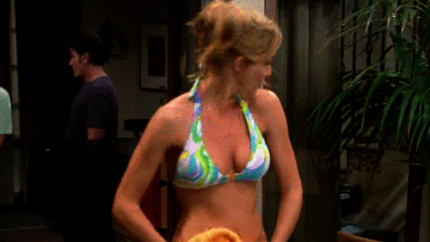 Tricia Helfer in Two and a Half Men (2003-2015) Bikini Bikini Blonde 677911