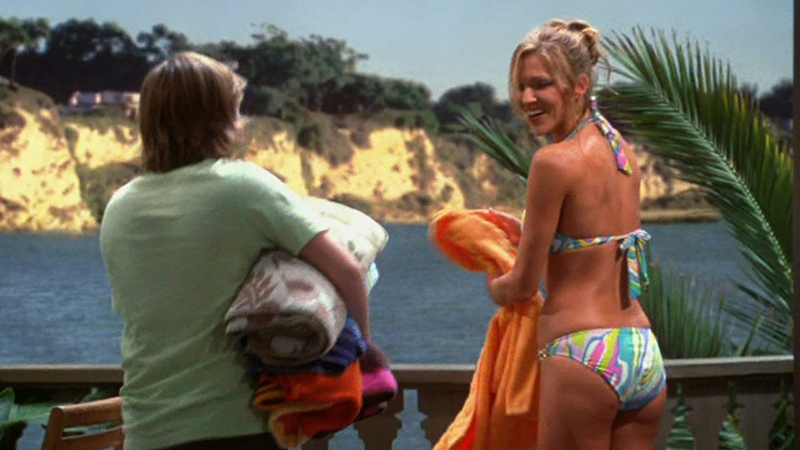 Two and a Half Men's Sexiest Scenes with Tricia Helfer. Bikini, SFW, blonde. 677910