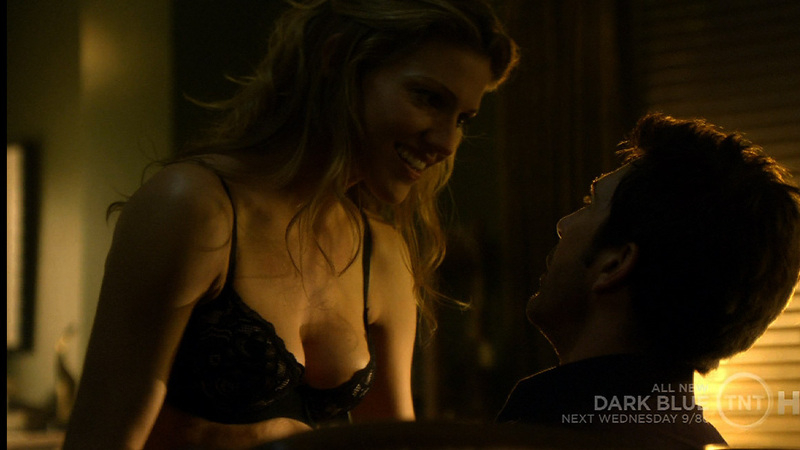 Hottest Tricia Helfer Scene in Dark Blue. Underwear, SFW, big breasts. 687968