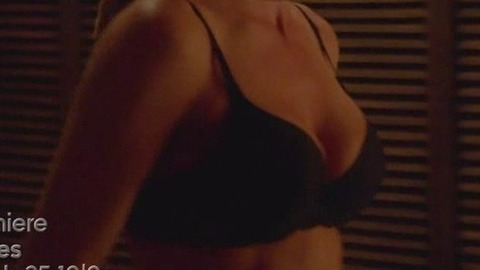Hottest Tricia Helfer Scene in Killer Women. Sexy, Underwear, SFW, black bra. 734528