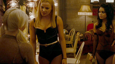 Abbie Cornish in Sucker Punch (2011) Sexy Black One Piece Blonde 698167
