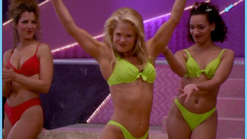 Hottest Karen Holness Scene in Beautiful Joe. Bikini, mud wrestling, neon bikini. 645206