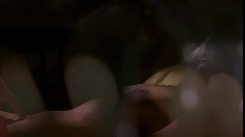 Kerry Condon Naked as Octavia of the Julii. Breasts, Bush, hand on stomach, laying in bed. 679779