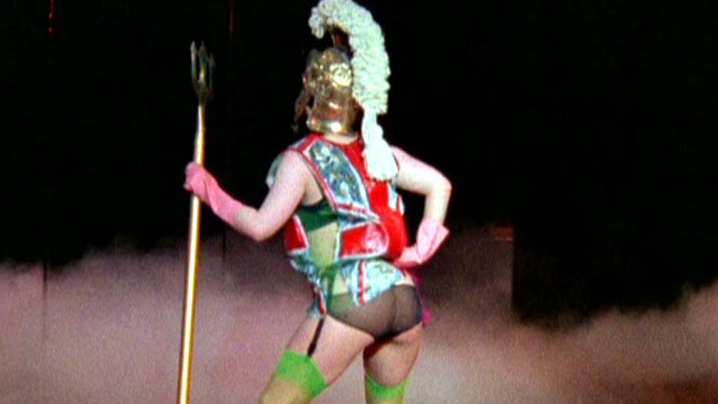 Sexiest Scenes of Amyl Nitrite from Jubilee. Underwear, SFW, black helmet. 570641