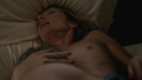Allison Janney Nude as Margaret Scully. Breasts, cunnilingus, guy going down on girl. 763328