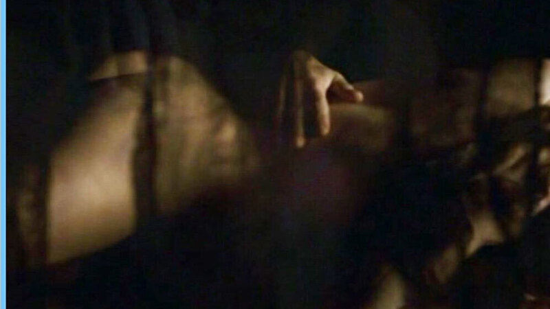 Anastasia Griffith Naked in Shadow of the Sword. Butt, back exposed, leaning forward. 640639