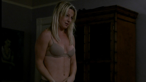 Anastasia Griffith in Trauma (2009) Underwear Blonde Bra 678363