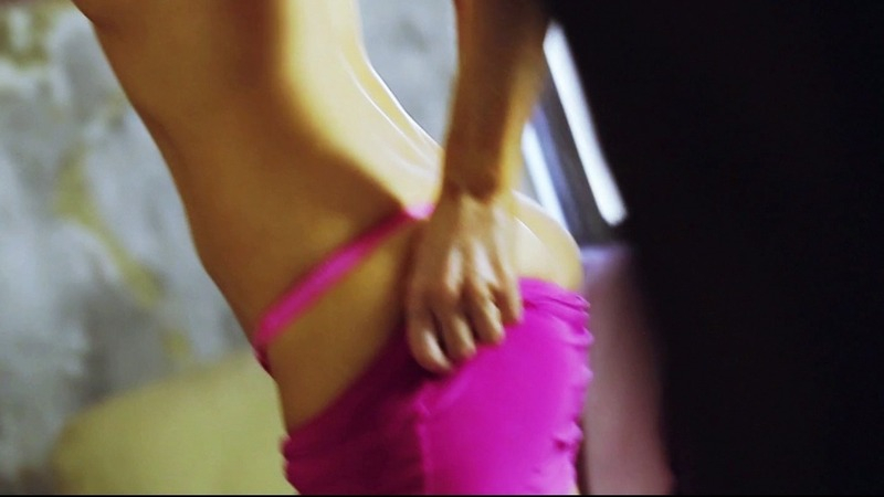 Hottest Paula LaBaredas Scene in Axe To Grind. Thong, Underwear, getting dressed, pink thong. 761420