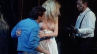 Josie from Hellgate Naked. Breasts, blonde, dress pulled down. 669095