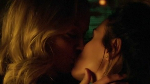 Zoie Palmer in Lost Girl (2010-2015) Sexy Lesbian Blonde And Brunette Lesbian 774610
