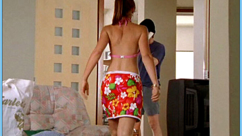 Sexiest Tasma Walton Scene in The Postcard Bandit. Bikini, SFW, back exposed. 620797