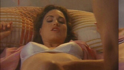 Sexiest Rebecca Rocheford Davies Scene in Bikini Squad. Underwear, brunette, cleavage. 578053