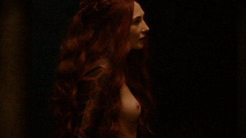 Carice van Houten Nude in Game of Thrones. Breasts, Bush, long hair, nude. 709306