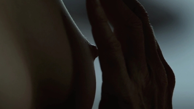 Carice van Houten Nude in Black Butterflies. Breasts, close-up, man touching breasts. 731878