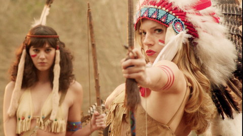 Katheryn Winnick in A Glimpse Inside the Mind of Charles Swan III (2012) Sexy Blonde Bow And Arrow 726635