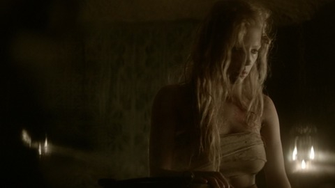 Vikings's Sexiest Scenes with Katheryn Winnick. Sexy, SFW, blonde curly hair. 761478